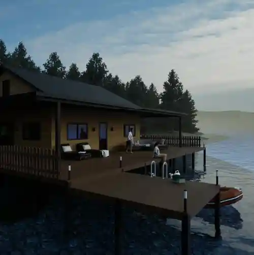Rendu 3D d'un bâtiment